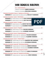 Computer Basics Packet - Reading