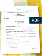 Mathematics S4 Exam Paper - 2023