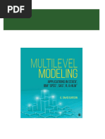 Download Multilevel Modeling Applications in STATA(r) IBM(r) SPSS(r) SAS(r) R &amp; HLMTM ebook All Chapters PDF