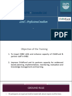 M&E Training slides Childfund share