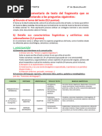 Elementos fundamentales del comentario de texto.