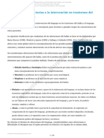 Evaluación e Intervención en Trastornos del Habla y del Lenguaje