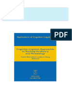 Cognitive Linguistic Approaches to Teaching Vocabulary and Phraseology Applications of Cognitive Linguistics 1st Edition Boers 2024 scribd download