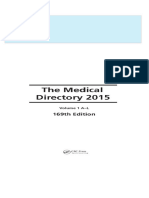 Complete Download The Medical Directory 2015 169th Edition Wren PDF All Chapters