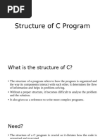 1_Structure of C Program