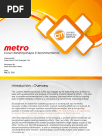 Metro Strategy Document Unsecured