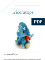 Amigurumi Triceratops Crochet Pattern