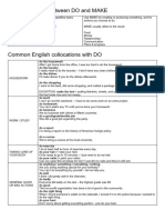 Difference between DO and MAKE