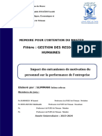 PFE Impact Des Mécanismes de Motivation Du Personnel Sur La Performance de L_entreprise v Complet (1)