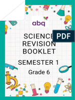 Grade 6 Science Revision Booklet Semester 1 with answers