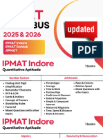 IPMAT Indore, Rohtak, JIPMAT Syllabus (1) 