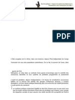 Proposition Du Peuple Pour La Cohesion Nationale Et La Renaissance de La Rdc