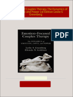 PDF Emotion Focused Couples Therapy The Dynamics of Emotion Love and Power 1st Edition Leslie S Greenberg download