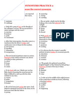 IFL SYNONYMS PRACTICE 2