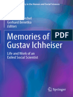 (Theory and History in the Human and Social Sciences) Amrei C. Joerchel, Gerhard Benetka - Memories of Gustav Ichheiser-Springer International Publishing (2018)