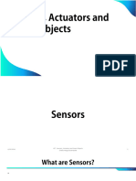 Sensors Actuators Smart Objects Lecture