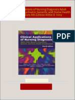 Clinical Applications of Nursing Diagnosis Adult Child Women s Psychiatric Gerontic and Home Health Considerations 4th Edition Mittie D. Hinz All Chapters Instant Download