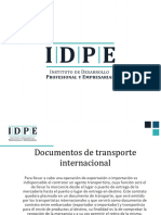 Documentos de transporte internacional