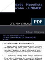 1ª AULA - EVOLUÇÃO HISTÓRICA DA SEGURIDADE SOCIAL