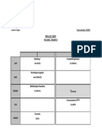 emploi du temps 1ère année _  semestre ii