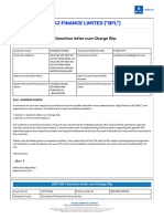 CS427263327285 Charge Slip Document