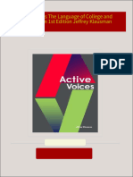 [Ebooks PDF] download Active Voices The Language of College and Composition 1st Edition Jeffrey Klausman full chapters