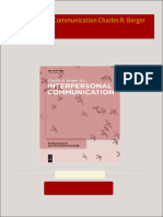 Instant ebooks textbook Interpersonal Communication Charles R. Berger download all chapters