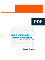 Full download Marketing Management 15th Edition Kotler Test Bank pdf docx