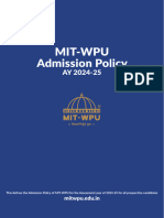 Admission Policy 24 25 Revised