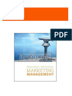 Full download Marketing Management 1st Edition Marshall Test Bank pdf docx