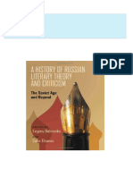 Buy ebook A History of Russian Literary Theory and Criticism The Soviet Age and Beyond 1st Edition Evgeny Dobrenko cheap price