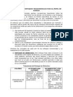 ANALISIS DE LOS ENFOQUES TRANSVERSALES PARA EL PERFIL DE EGRESO