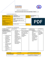 SESION DE APRENDIZAJE DE COMUNICACIÓN- YEGD (1) -- ESCRIBIMOS