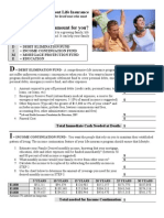 Form - DIME Calclator (Life Insurance)