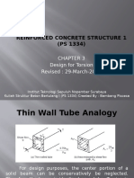 Chapter VI - 1 - Design of Torsion Member