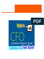 Get NEW Corporate Finance Online 1st Edition Eakins Test Bank free all chapters