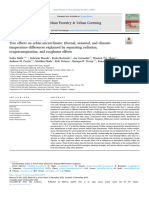 Tree effects on urban microclimate: Diurnal, seasonal, and climatic temperature differences explained by separating radiation, evapotranspiration, and roughness effects