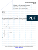 JEE Main 2020 (08 Jan Shift 2) Previous Year Paper with Answer Keys - MathonGo