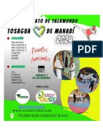 CAMPEONATO TOSAGUA TKD 7 DIC