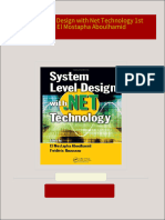 System Level Design with Net Technology 1st Edition El Mostapha Aboulhamid 2024 Scribd Download