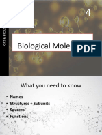 Biological Molecules