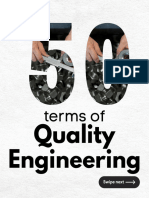 50 Terms of Quality Engineering