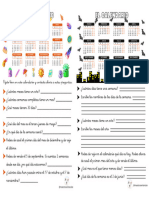 ACTIVIDAD CALENDARIO