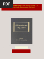 Immediate download Schizophrenia A New Guide for Clinicians 1st Edition John G. Csernansky (Editor) ebooks 2024