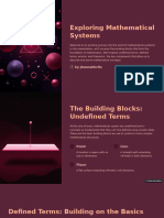 Exploring Mathematical Systems