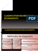 CLASSIFICATION DES METHODES DE DIAGNOSTIC 1