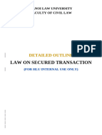 Law on Secured Transactions 2TC