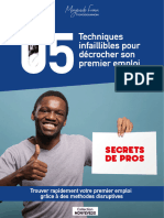 Livre - 05 Techniques infaillibles pour décrocher son premier emploi