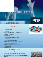 Calcium Metabolism and its relevence in orthodontics