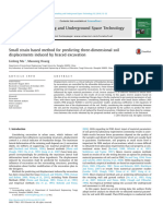 215-Small Strain Based Method for Predicting Three-dimensional Soil Displacements Induced by Braced Excavation